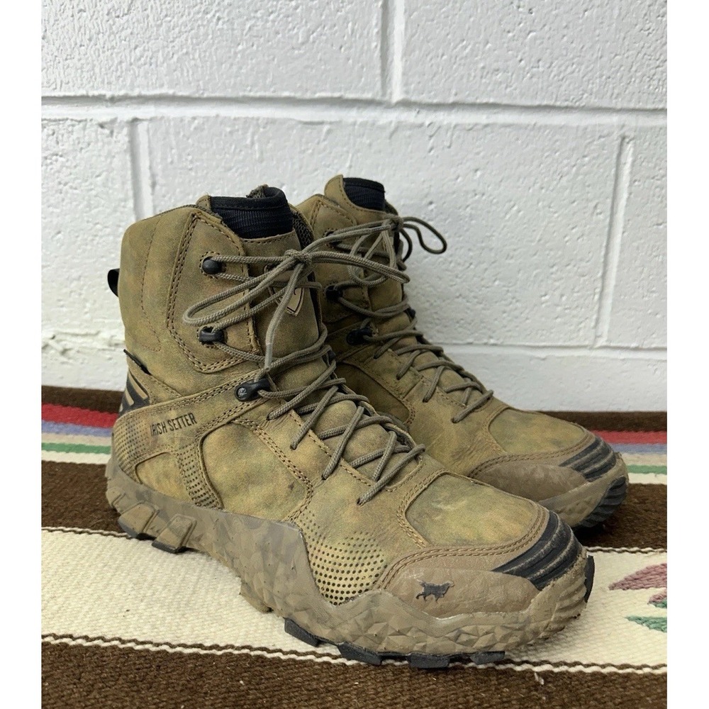 Irish Setter Vaprtrek 8" Waterproof Leather Camo Hunting Boot (A2815) Size 12 D
